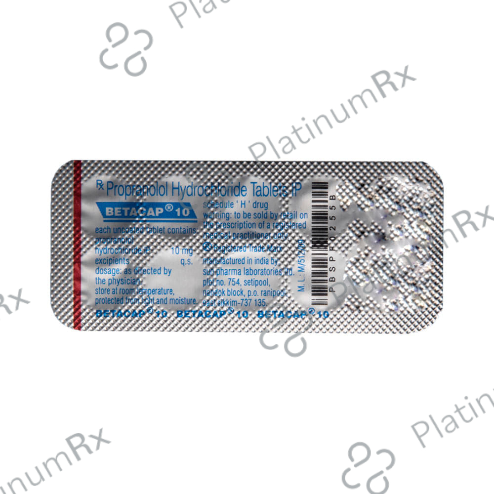 Betacap 10mg Tablet 10s