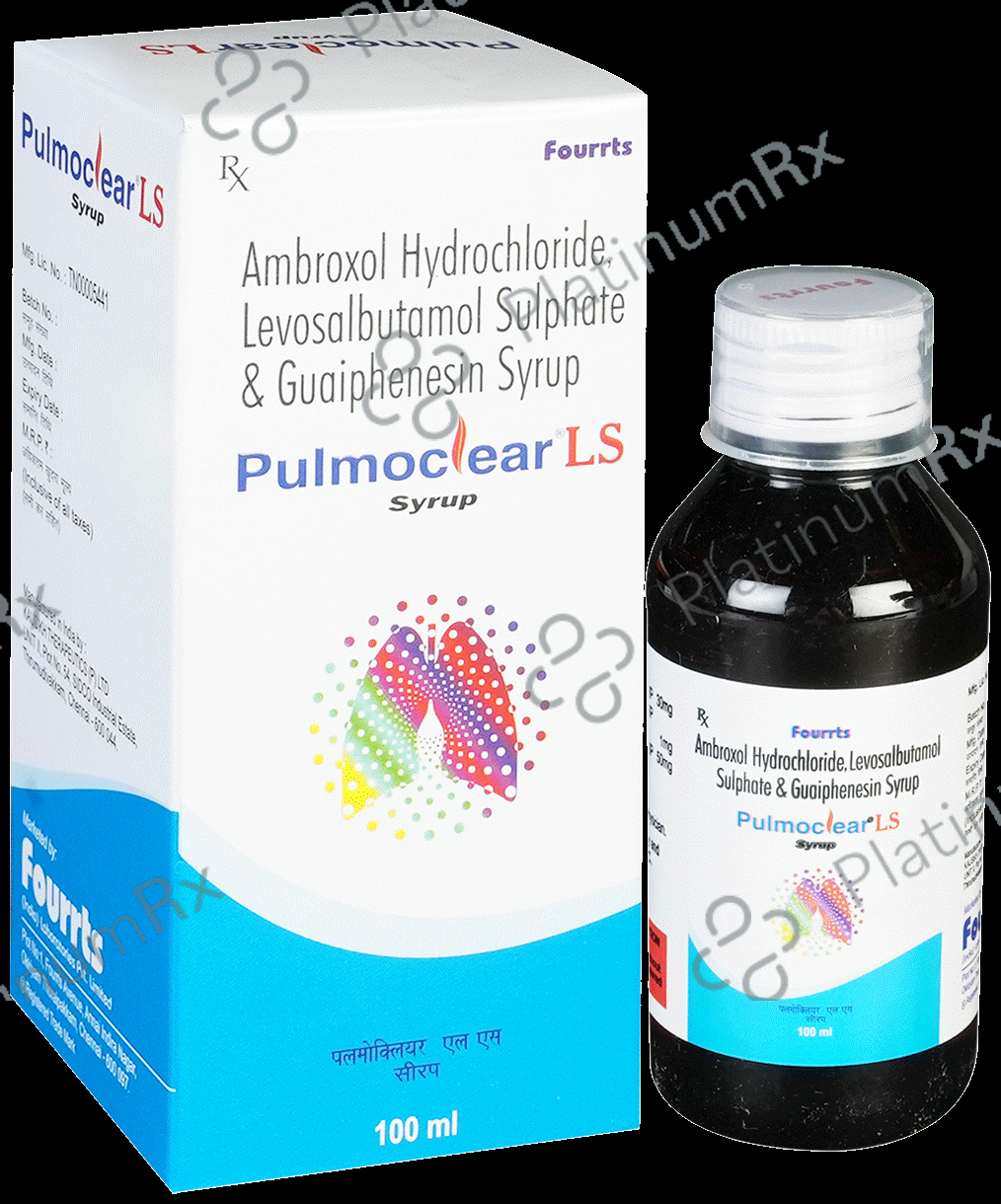 Pulmoclear LS 15/50/1mg Syrup 100ml
