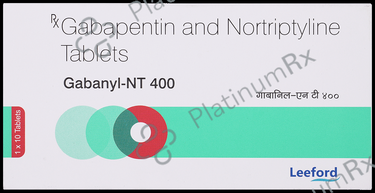 Gabanyl NT 400/10mg Tablet 10s