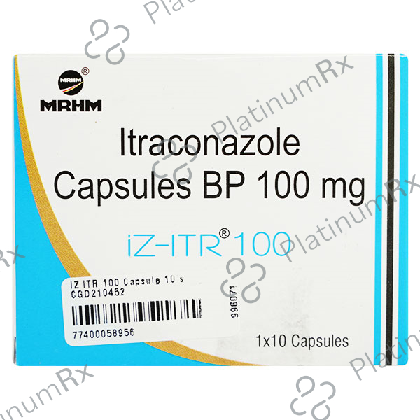 IZ ITR 100mg Capsule 10s