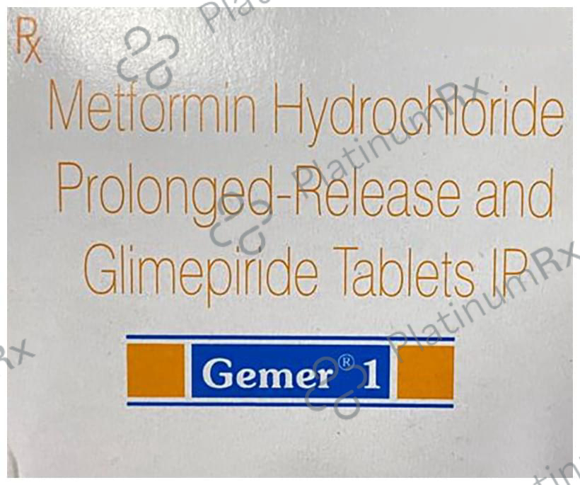 Gemer 1/500mg Tablet PR 15s