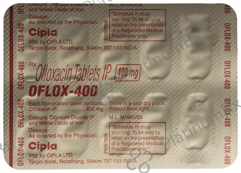 Oflox 400mg Tablet 10s