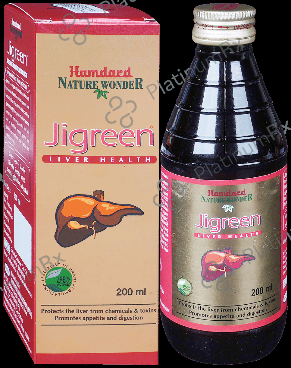 Hamdard Jigreen Syrup 200ml