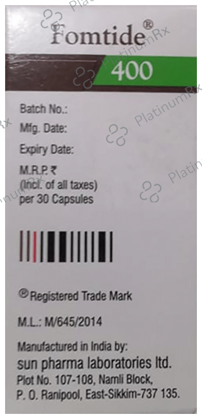 Fomtide 400/6mcg Octacaps 30s