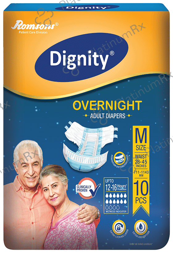 Dignity Overnight Adult Diaper (10 Each) Medium 3 Packs