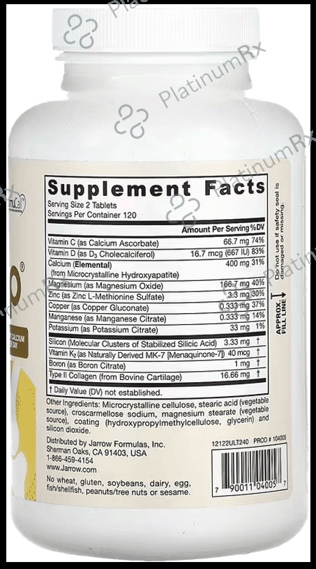 Jarrow Formulas Ultra Bone Up Tablet