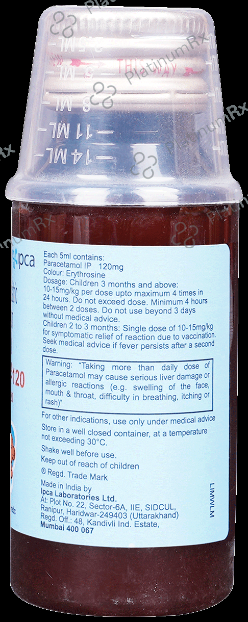 Pacimol 120mg Oral Suspension 60ml