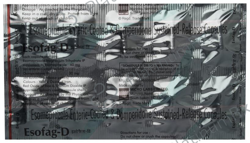 Esofag-D Capsule SR 10 capsules