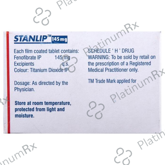 Stanlip 145mg Tablet 10s