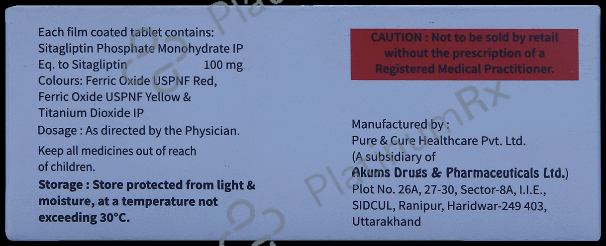 Sitahenz 100mg Tablet 10s