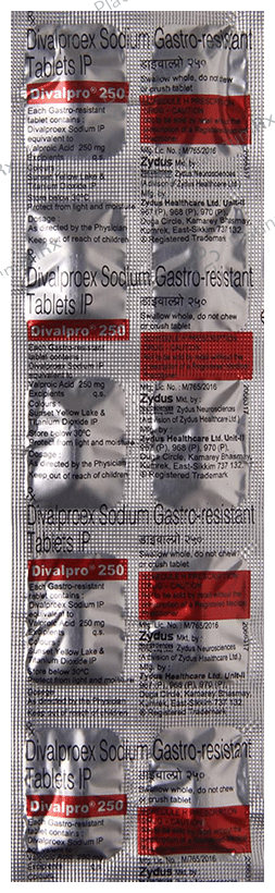 Divalpro 250mg Tablet 10s