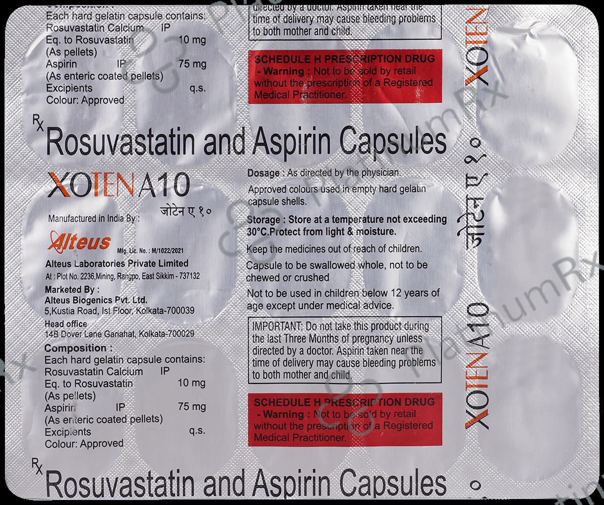 Xoten A 10 Capsule