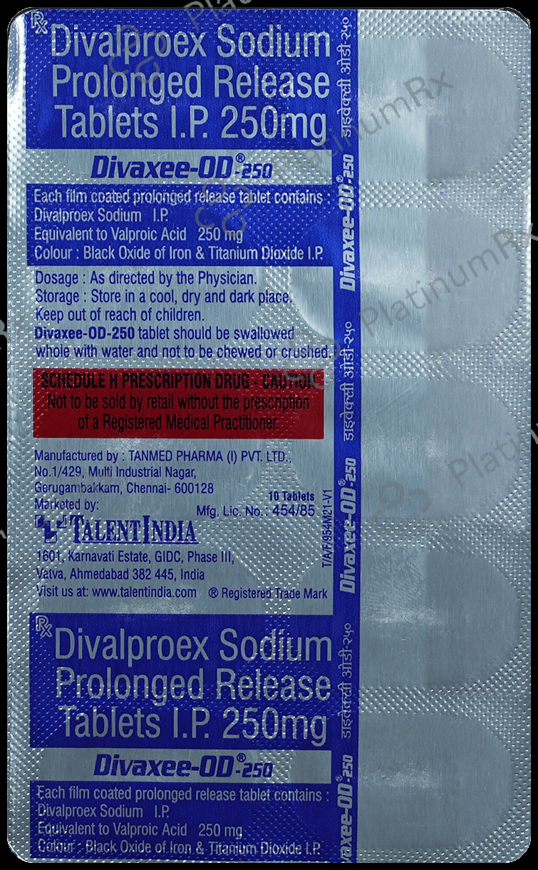 Divaxee OD 250 Tablet PR
