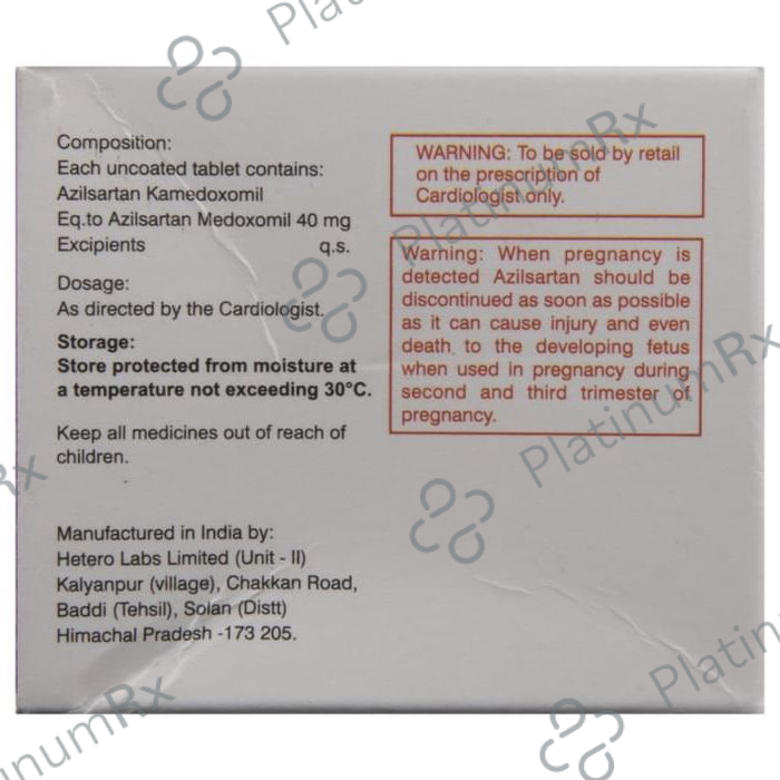 Asar 40mg Tablet 10s