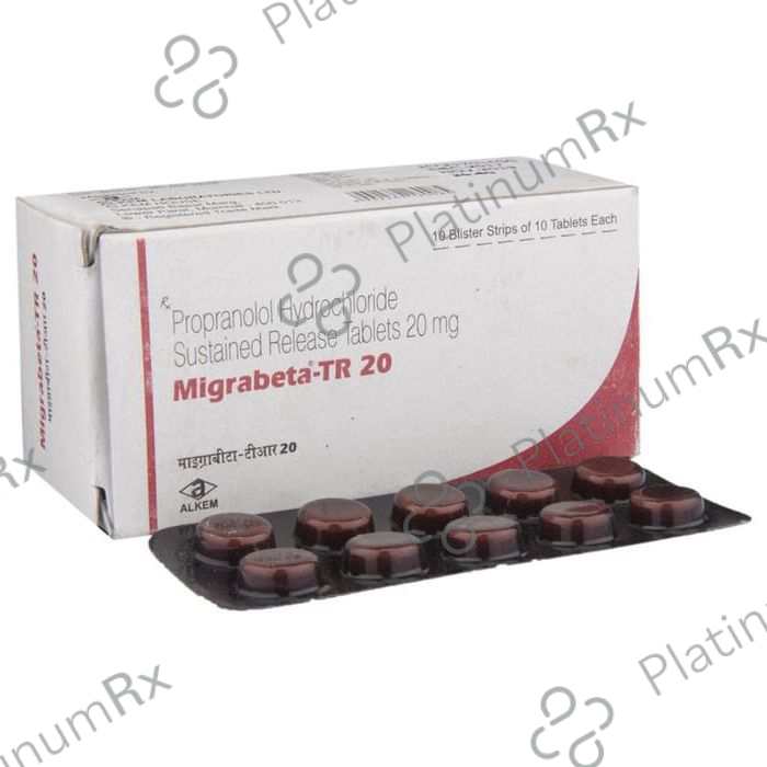 Migrabeta TR 20mg Tablet SR 10s