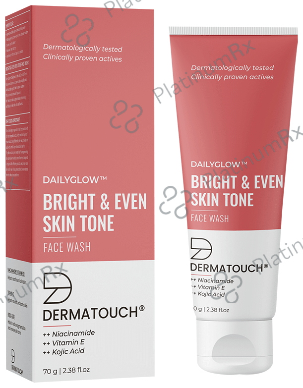 Dermatouch Dailyglow Bright & Even Skin Tone Face Wash 70 gm