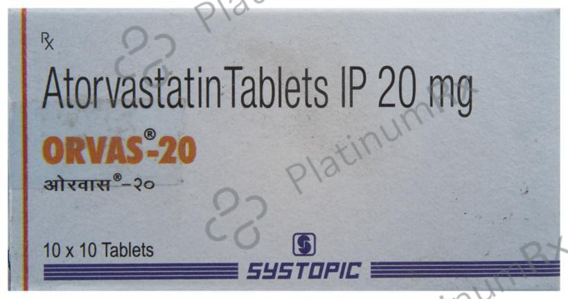 Orvas 20mg Tablet 10s