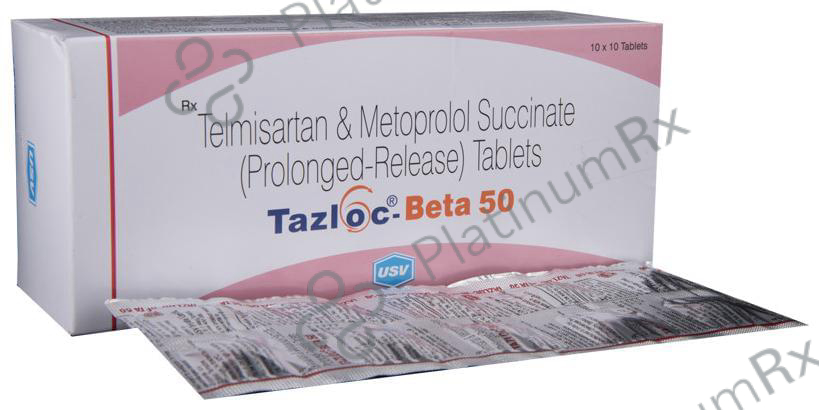 Tazloc-Beta 50 Tablet PR