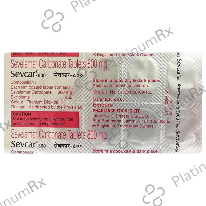 Sevcar 800 Tablet
