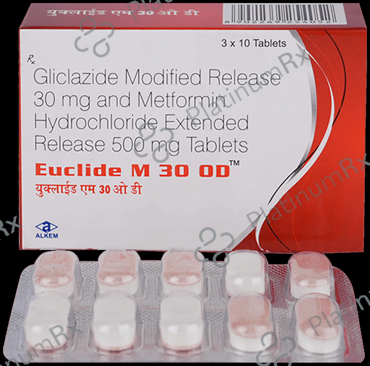 Euclide M 30 OD 30/500mg Tablet ER 10s