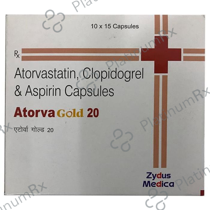 Atorva Gold 20/75/75mg Capsule 15s