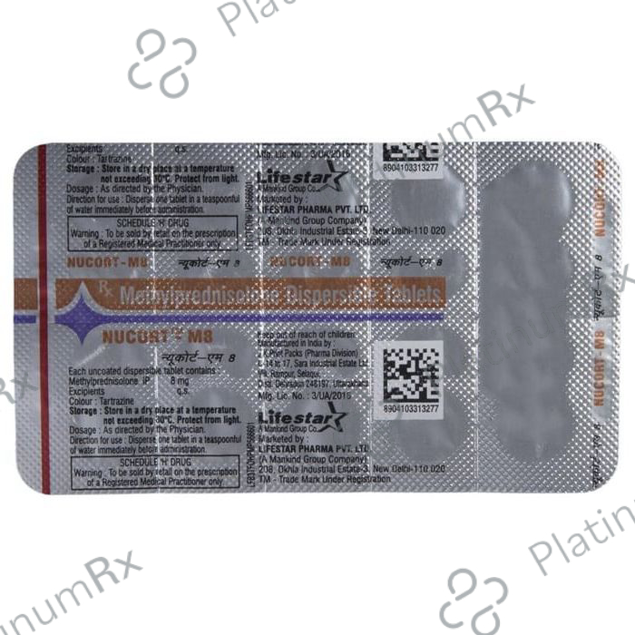 Nucort M 8mg Tablet DT 10s