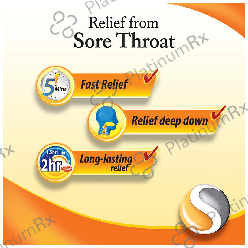 Strepsils 1.2/0.6mg Medicated Throat Lozenges 128s