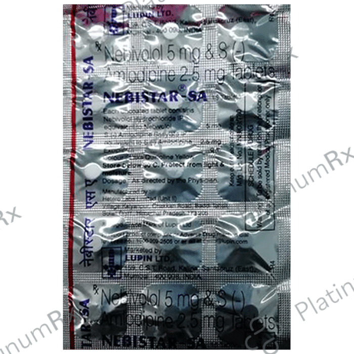 Nebistar SA 5/2.5mg Tablet 15s