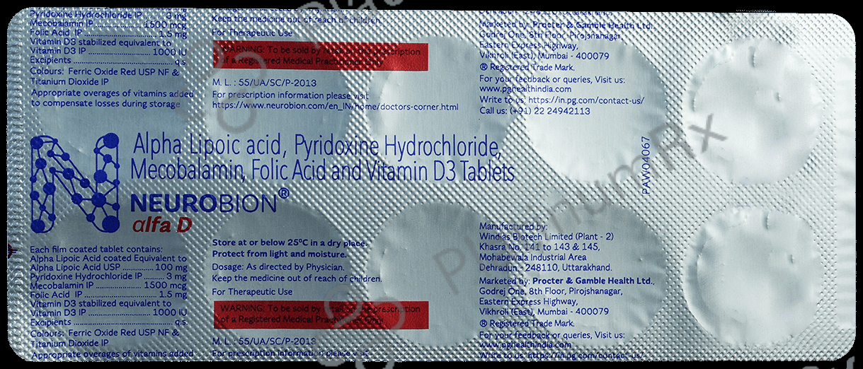 Neurobion Alfa D Tablet 10s