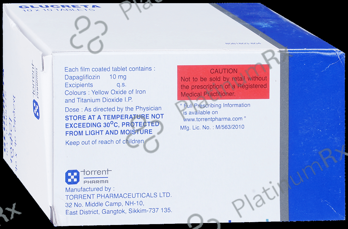 Glucreta 10mg Tablet 10s