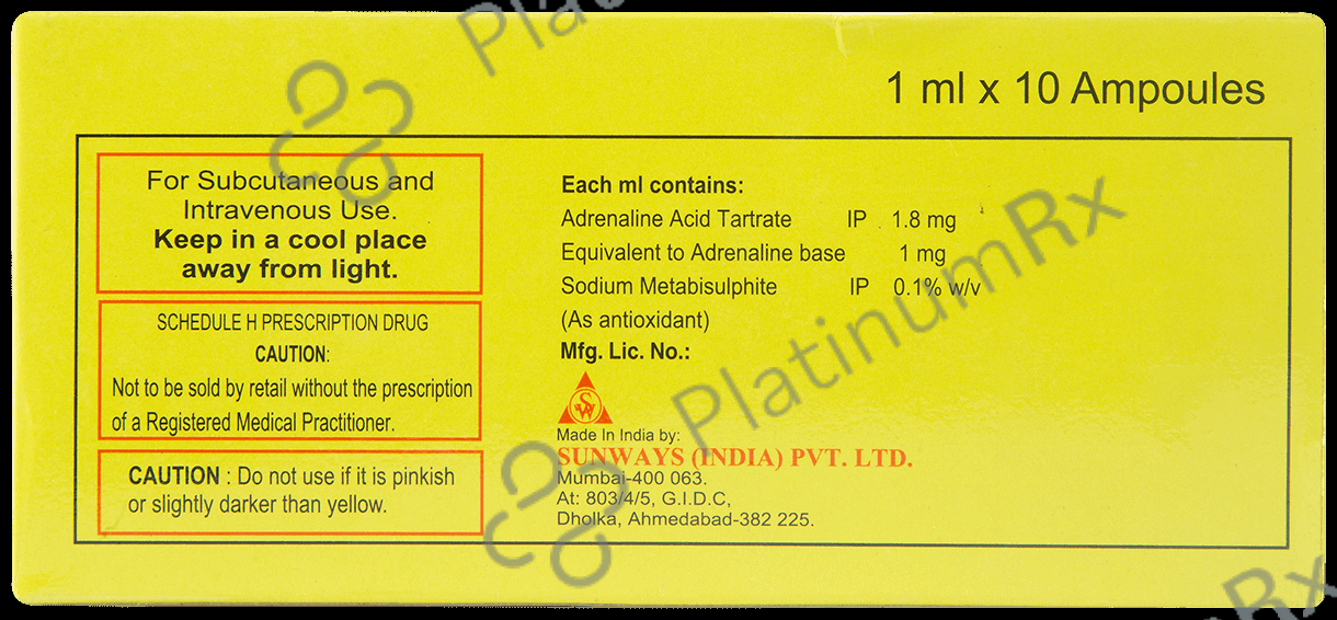 Epitrate Injection 1 ml