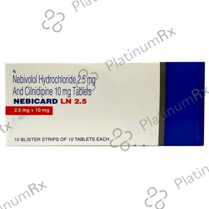 Nebicard LN 10/2.5mg Tablet 10s