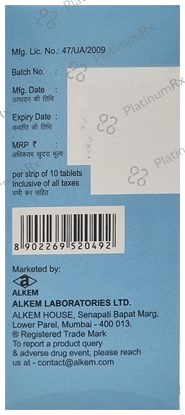 Mirakem S 50/5mg Tablet 10s