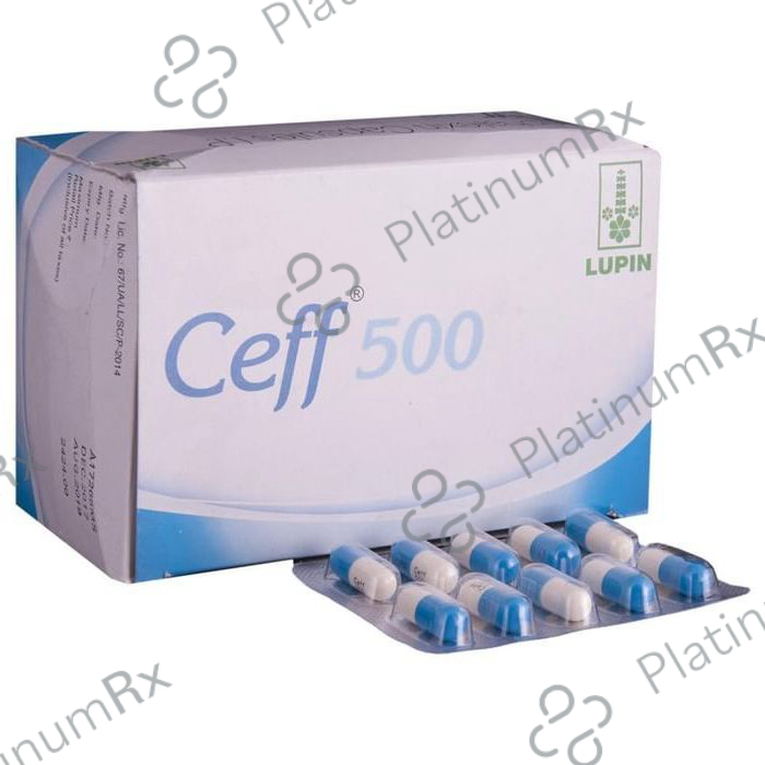 Ceff 500mg Capsule 10s