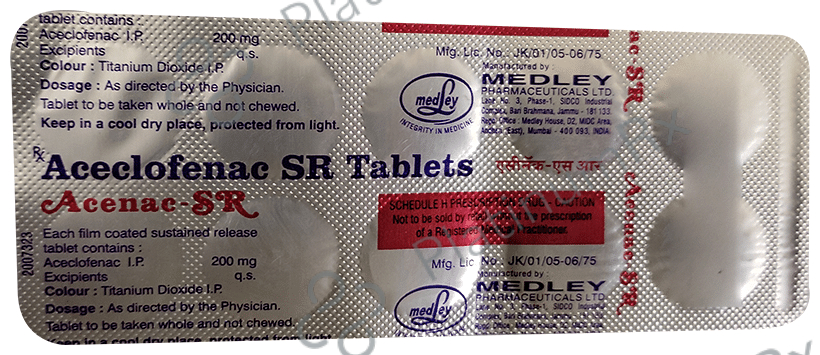 Acenac SR 200mg Tablet 10s