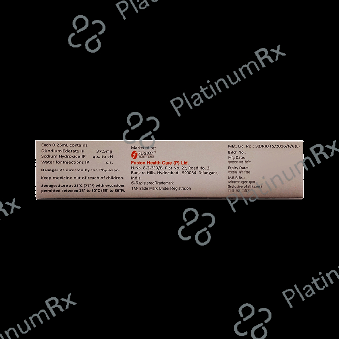 Edta Pfs Injection