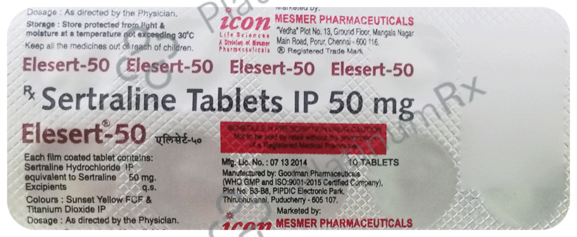 Elesert 50mg Tablet 10s