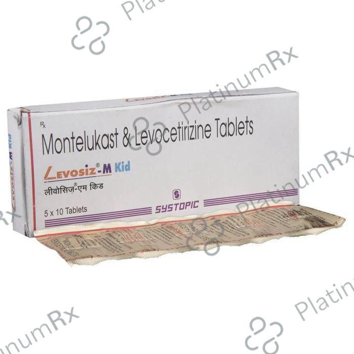 Levosiz M Kid 2.5/4mg Tablet 10s