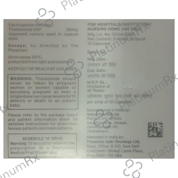 Thalix 50mg Capsule 10s