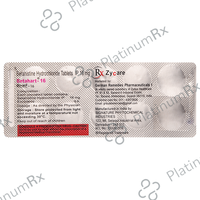 Betahart 16 Tablet