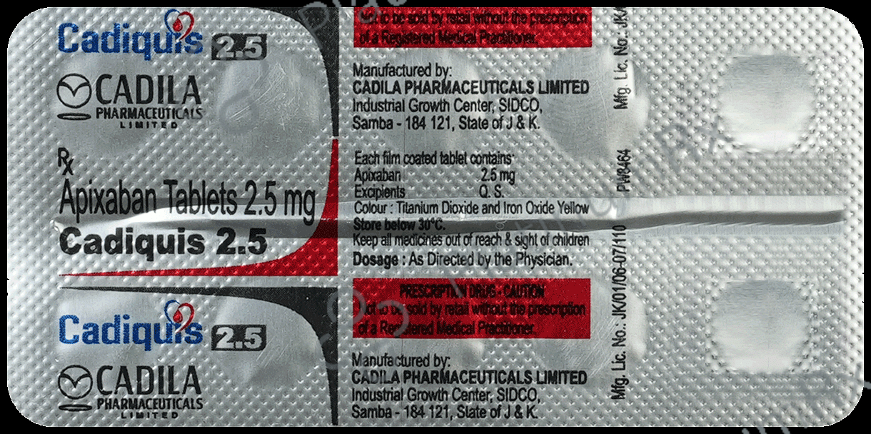 Cadiquis 2.5mg Tablet