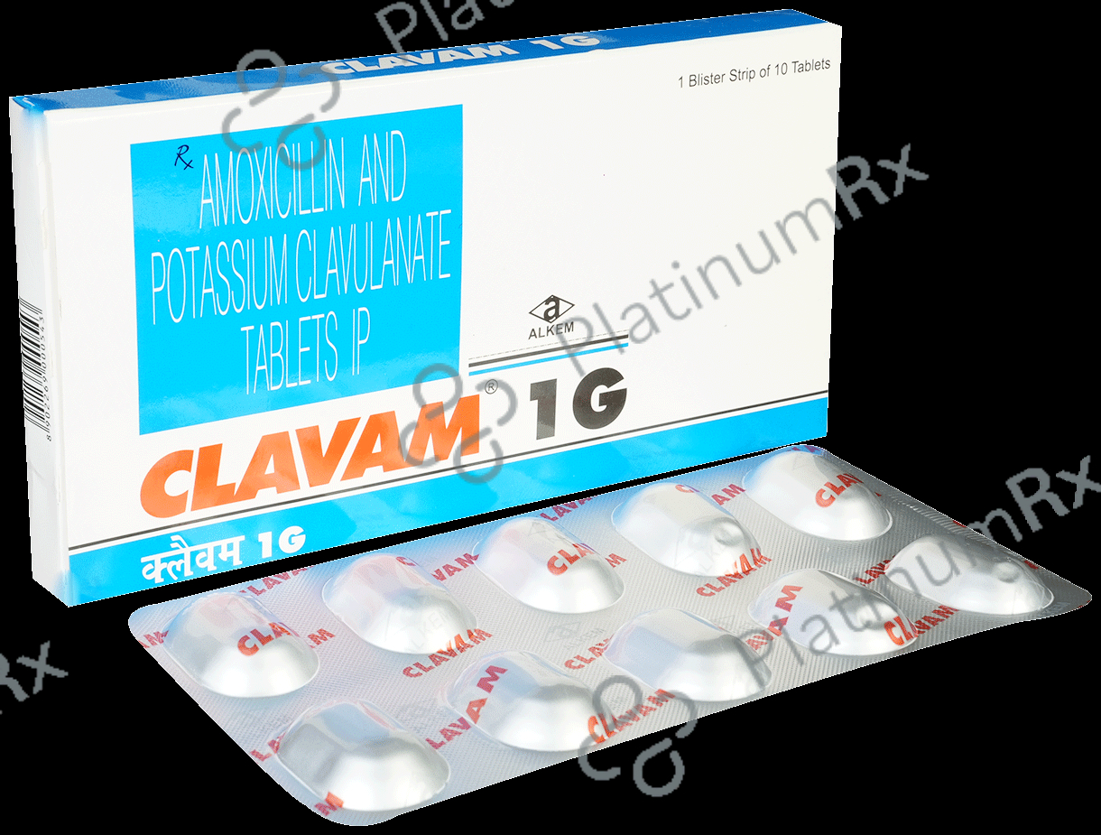 Clavam 1000mg Tablet 10s