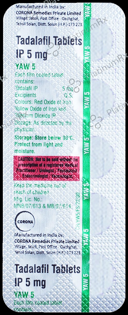 Yaw 5mg Tablet 10s