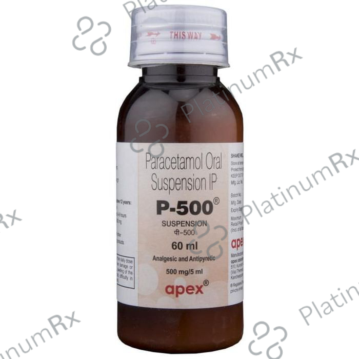 P 500mg Oral Suspension 60ml