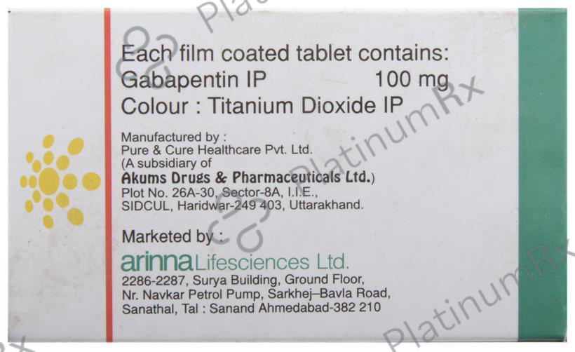 Arigaba 100 Tablet