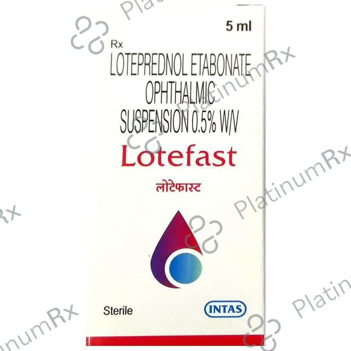 Lotefast 0.5% Ophthalmic Suspension 5ml