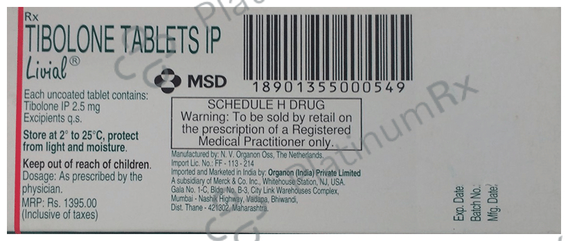Livial Tablet