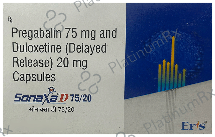 Sonaxa D 75mg/20mg Capsule