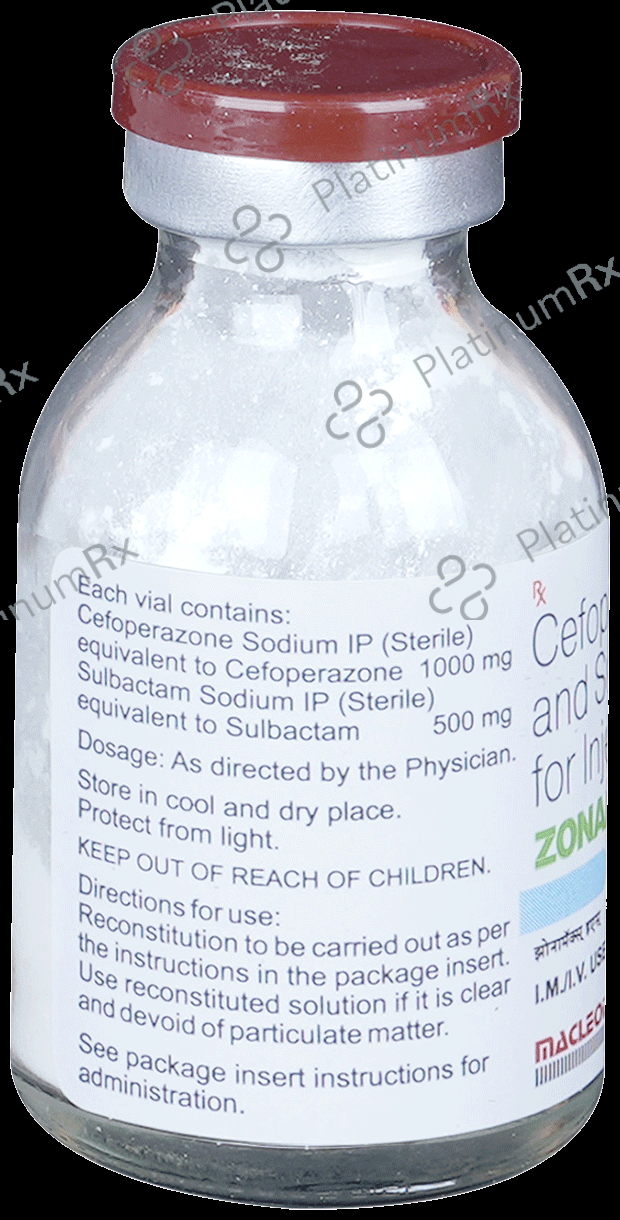 Zonamax ES 1000 mg/500 mg Injection