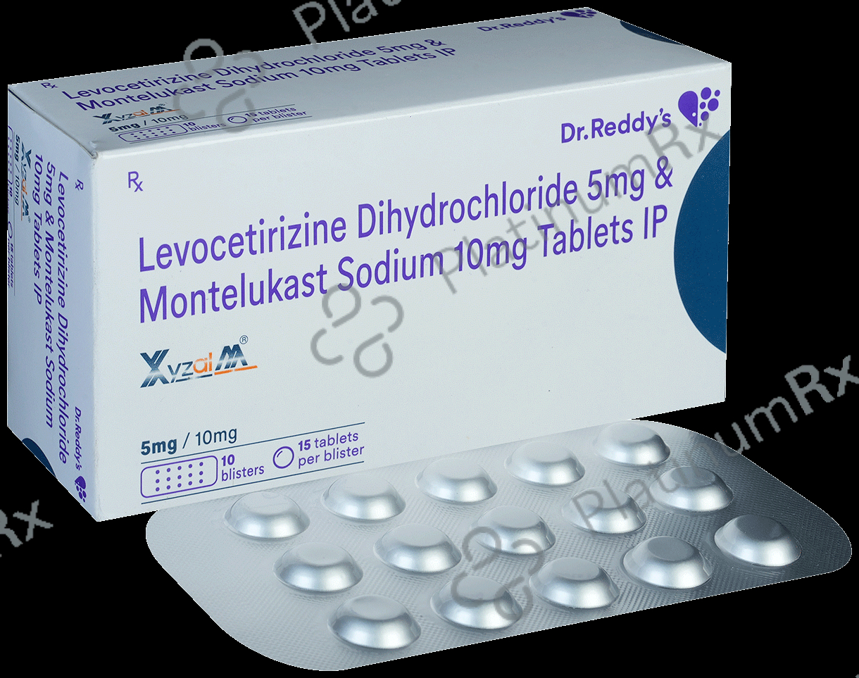 Xyzal M 5/10mg Tablet 15s